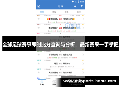 全球足球赛事即时比分查询与分析，最新赛果一手掌握